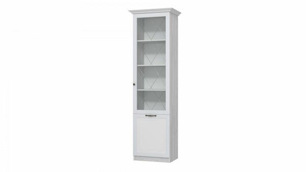 Шкаф МЦН 550 ГМ-3 со стеклом Гармония-7 (Марибель)